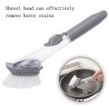 New Soap Dispenser Scrubber Cleaner Dish Wand Brush Scrub Refill Washing Scrub Sponge. 