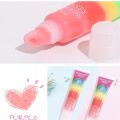 COSMET PK High Quality Transparent Color Changing Flower Jelly Lipstick. 
