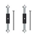 2PCS Junction Box Kit 86/118/120 Type Wall Mount Repair Tool Screws Support Rod Socket Switch Recovery Cassette Repairer Dark Box Repair Pole. 