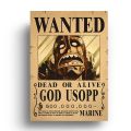 Usopp from onepiece bounty poster. 
