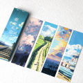 30pcs Kawaii Planet Bookmark Starry Sky Stationery Creative Galaxy Sky Bookmark Paper Dividers Book Page Holder School Supplies. 
