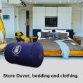 Clothes Storage Bin Fashionable Large Duvet Bags Folding Quilt Storage Bag for Bedding. 