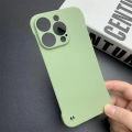 NORVIK Cute Frameless Green Hard Phone Case for OPPO A98 A78 A58 Reno 10 8 8Z 7Z 7 Find X5 6 5 2 2Z 2F A31 Pro Plus 4G 5G Luxury Ultra Thin Borderless Design Back Cover Casing N11-1.