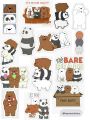 cute bear stickers girl aesthetic sticker mobile laptop notebook sticking. 