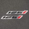 Honda Click 125i Emblem For Motorcycle Logo Black Gold Silver 3D Quality 2Pcs. 