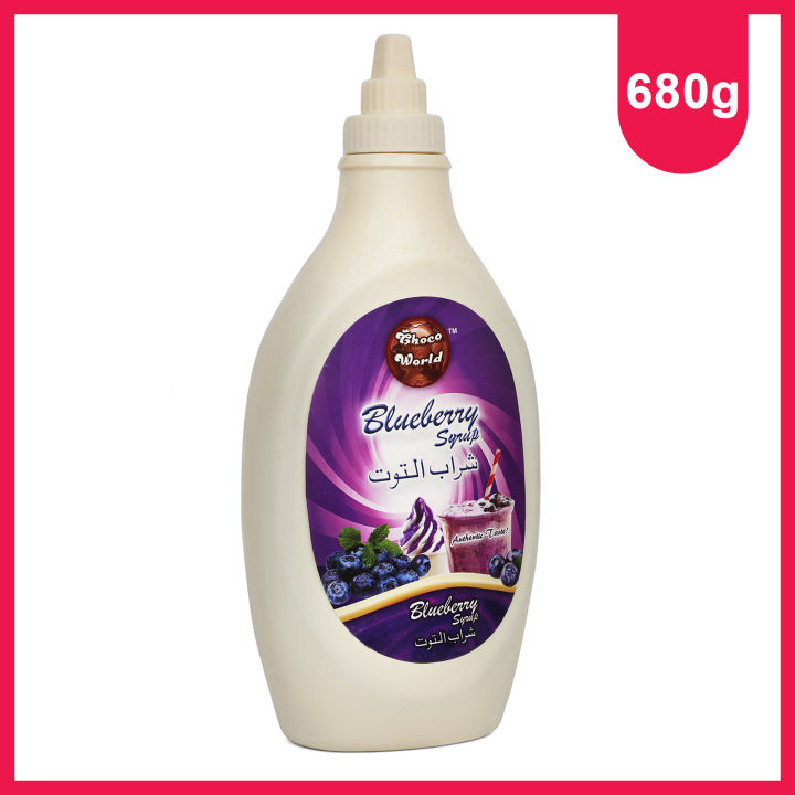 Blueberry Syrup – 680 Gram Bottle | Bold & Fruity Flavor | Made in Pakistan by Choco World PK