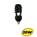 E27 20W UV Ultraviolet Fluorescent Blacklight Light Bulb Lamp CFL AC 220V. 