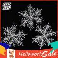 HelloWorld Christmas Snowflake Glitter Xmas Party Decoration Snow Flake Pendant. 