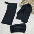 Complete 3-Piece Hijab Set, Chiffon Scarf, Niqab, and Headband. 