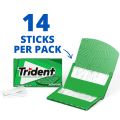 TRIDENT BUBBLE GUM ALL FLAVORS AVAILABLE 14 STICKS. PRICE FOR ONE PRODUCT EACH BUBBLE PKT. 