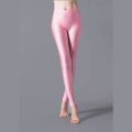 【HOT】 Women's Candy Color Skinny Leggings Lady Fitness Slim Comfortable Bright Shine Leggings Solid Black Gray Red Pencil Pants. 