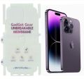 Unbreakable Membrane Sheet Back Protector with (Logo Cut) FOR just iPhone. 