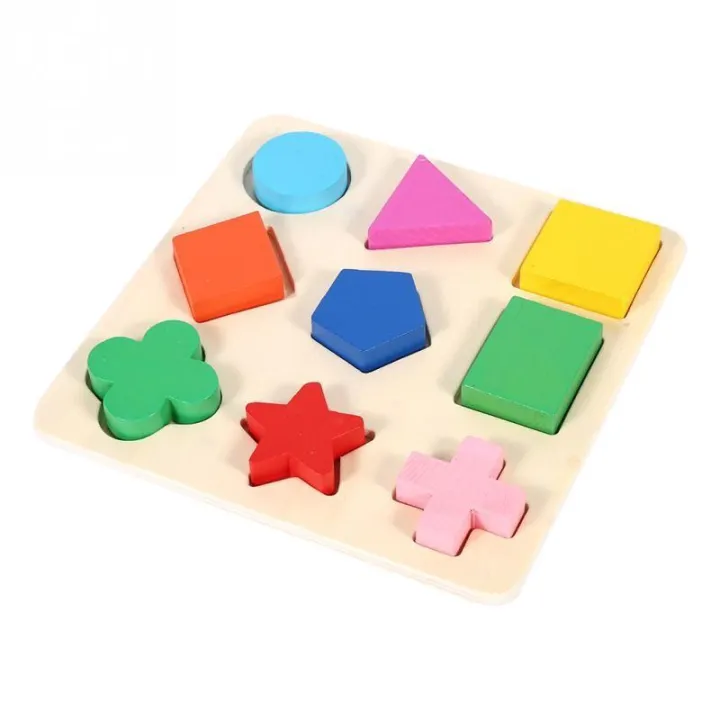 Funny%20Children%20Wooden%20Geometry%20Shape%20Wooden%20Puzzle%20Stacking%20Building%20Block%20Early%20Learning%20Toy%20-%20Image%203