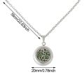 20MM Fashion Jewelry Men Women Unisex Essential Oil Diffuser Necklace Fragrance Locket Aromatherapy Pendant Aroma Charms. 