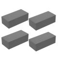 4Pcs Dry Floral Foam for Artificial Flowers Wet Floral Foam Bricks Grey Florist Styrofoam Blocks for Flower Arrangement. 