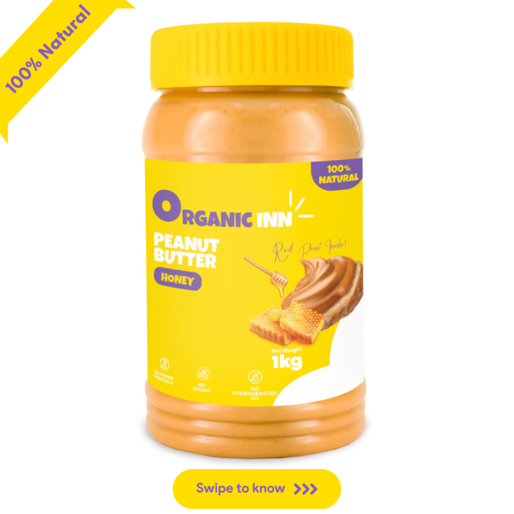 Organic Inn Peanut Butter - Honey 1 kg