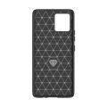 Leweisi Carbon Fiber Bumper Phone Case For Motorola Moto G72 Back Cover Coque Shockproof Protective. 
