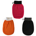 Natural Fiber Plus Cotton Exfoliating Body Moroccan Bath Scrub Glove Hammam Facial Tan Massage Mitt Bathroom Accessories. 