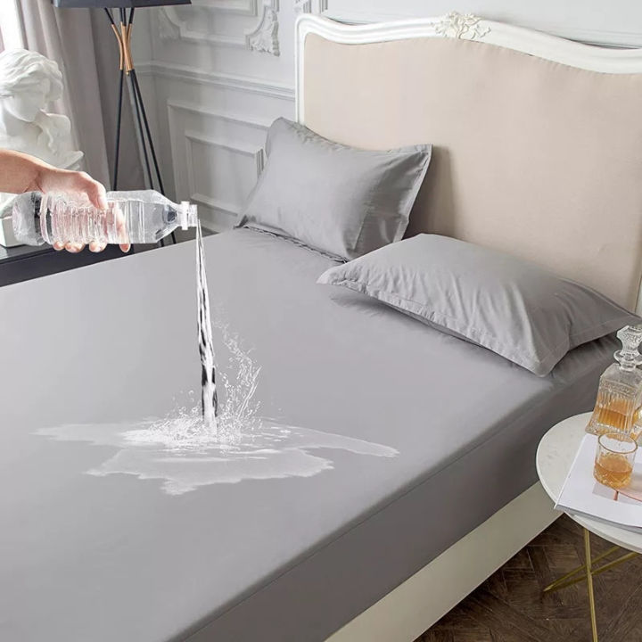 Waterproof%20Mattress%20Cover%20Fitted%20For%20Double%20Bed%20King%20Size%2072%20x%2078%20Inches%20/%206%20x%206.5%20Feet%20Premium%20Quality%20%7C%20Parachute%20Mattress%20Cover%20%7C%20Sale%20Able%20-%20Image%203