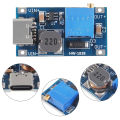 MT3608 DC-DC 2A Step Up Adjustable Boost Module Power Supply Booster Module With Type-C USB 2V-24V to 5V 9V 12V 28V for Arduino. 