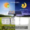 Solar Light Outdoor, 122 LED Solar Motion Light, Adjustable Solar Flood Lights Outdoor Motion Sensor with 3 Modes, IP65 Waterproof, Security Lights Motion Outdoor, Garage Wall Light (1 Pack). 