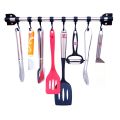8 Hooks Kitchen Accessories Organizer Rack & Cloth Hanging Stand. 