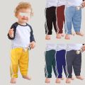 Pack Of 3 Multicolors Mix cotton Trousers For Kids. 