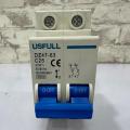 USFULL 2 Pole 25 Ampere AC Breaker with Short-circuit Protection for Electrical System. 
