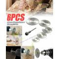Disc Drill Blades and Mandrel. 
