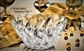Premium Quality Imported Elegant Floral Design Glass Bowl (Large). 