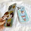 BILI for OPPO F5 / F5 Plus / F5 Youth Back Cover With Cute Fruit Girl Ring Holder Soft Transparent Colorful Wavy Phone Cases. 