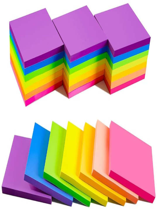 Line Sticky Notes 76x76 mm Multicolor | Daraz.pk