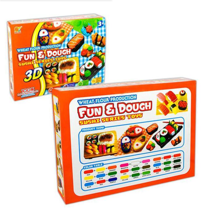 Fun & Dough Sushi Series Wheat Flour Clay Set