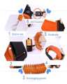 AS Top-Rated Child Safety Wrist Link: Anti Lost Strap with Baby Harness and Leash - Trusted Hand Belt Traction Rope for Toddlers and Babies. 
