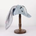 Jeans MinJi Haerin OMG Stage Long Rabbit Ear Hat Style Denim Blue Baseball Cap Fashion Hip-Pop Cap Couple Birthday Gifts. 
