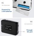 DIGITNOW! Portable Cassette Player/Cassette to MP3 Converter Capture Cassette Tape to MP3/CD Audio via USB. 