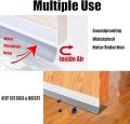HepaMart 5 Meter Tape Windproof Silicon Sealing Tape | Door Tape for Gap Sealing, Waterproof, Soundproof & Insectproof Strip for Windows & Doors | Self-Adhesive Dustproof Weather Seal for Home Insulation, Bathroom & Sliding Door Use. 