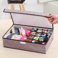16 in 1 Socks & Bra Drawer Organizer Divider, 24 Cells Box Foldable Socks Organizer Closet Organizer Organizer Underwear Storage Boxes to Hold Socks. 