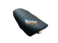 Bike Suzuki Gs150 Foam Padded Leather Seat Cover for long tour comfort & 12mm foam. 