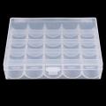 25/36 Spools Bobbins Sewing Machine Empty Bobbin Case Organizer Storage Box. 