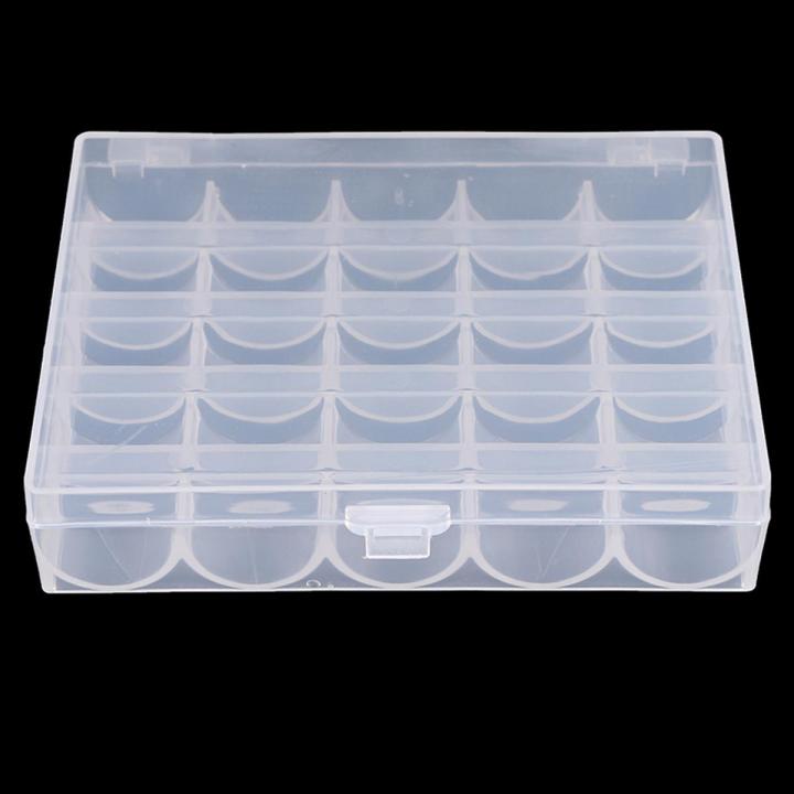 25/36 Spools Bobbins Sewing Machine Empty Bobbin Case Organizer Storage Box