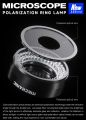 Mechanic LS720 Microscope Ring Light Polarized Ring Light Eliminates Reflection Suitable for Most Stereo Microscopes 48mm Size. 