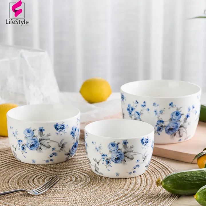 04%20Pieces%20Ceramic%20Sealed%20Fresh%20Bowl%20Set%20With%20Plastic%20Lid%20-%20Multicolor%20-%20Image%203