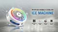 PIVA B25 , B3 20W Powerful Cooling Fan for Tablets & Mobile Phone Compatible with IOS & Android 2in1 Magnetic + Clip Option with RGB Light Best for Gaming to increase mobile performance With PIva Colling Fan By Zayraz. 