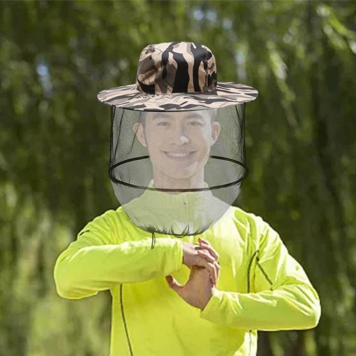 Men%20Women%20Head%20Net%20Mesh%20Beekeeper%20Protective%20Hat%20Bucket%20Midge%20Mask%20Wide%20Brim%20Breathable%20Bee%20Keeper%20Hats%20for%20Gardening,%20Camping,%20Fishing,%20Hiking%20-%20Image%205