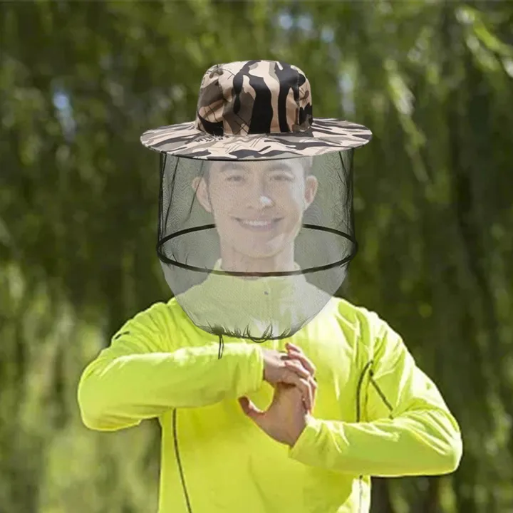 Women%20Head%20Net%20Mesh%20Beekeeper%20Protective%20Hat%20Bucket%20Midge%20Mask%20Wide%20Brim%20Breathable%20Bee%20Keeper%20Hats%20for%20Gardening,%20Camping,%20Fishing,%20Hiking%20-%20Image%205