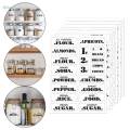 Pantry Label Stickers Containers Kitchen Organization and Storage. 