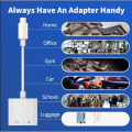 USB C to 3.5mm Headphone Audio Adapter | 2 in 1 USB C Headphone Splitter for Samsung ,Oppo ,Vivo & other Interface Type C Smart Phones  | USB C to 3.5mm AUX Audio Jack with Type C Charging jack Splitter | Type C AUX Audio & Charging Convertor. 