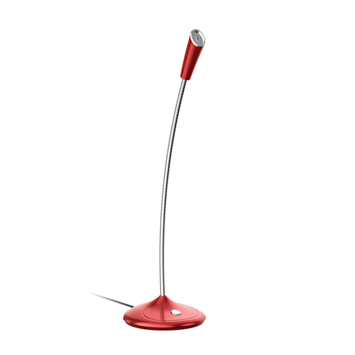 Flexible Stand Mini Studio Speech Microphone 3.5mm Gooseneck Mic with ...