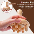 Fashion Wood Therapy Tools for Body Shaping, Wooden Massage Tools,Lymphatic Drainage Massager Body Sculpting Tools,Wooden Gua Sha Tools. 